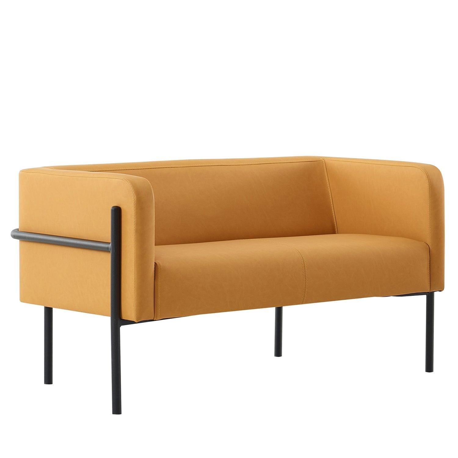 Box Ofis Oturma Grubu 2+1+1 - Sarı - Online OfisOturma Grubu SetOnline Ofis®