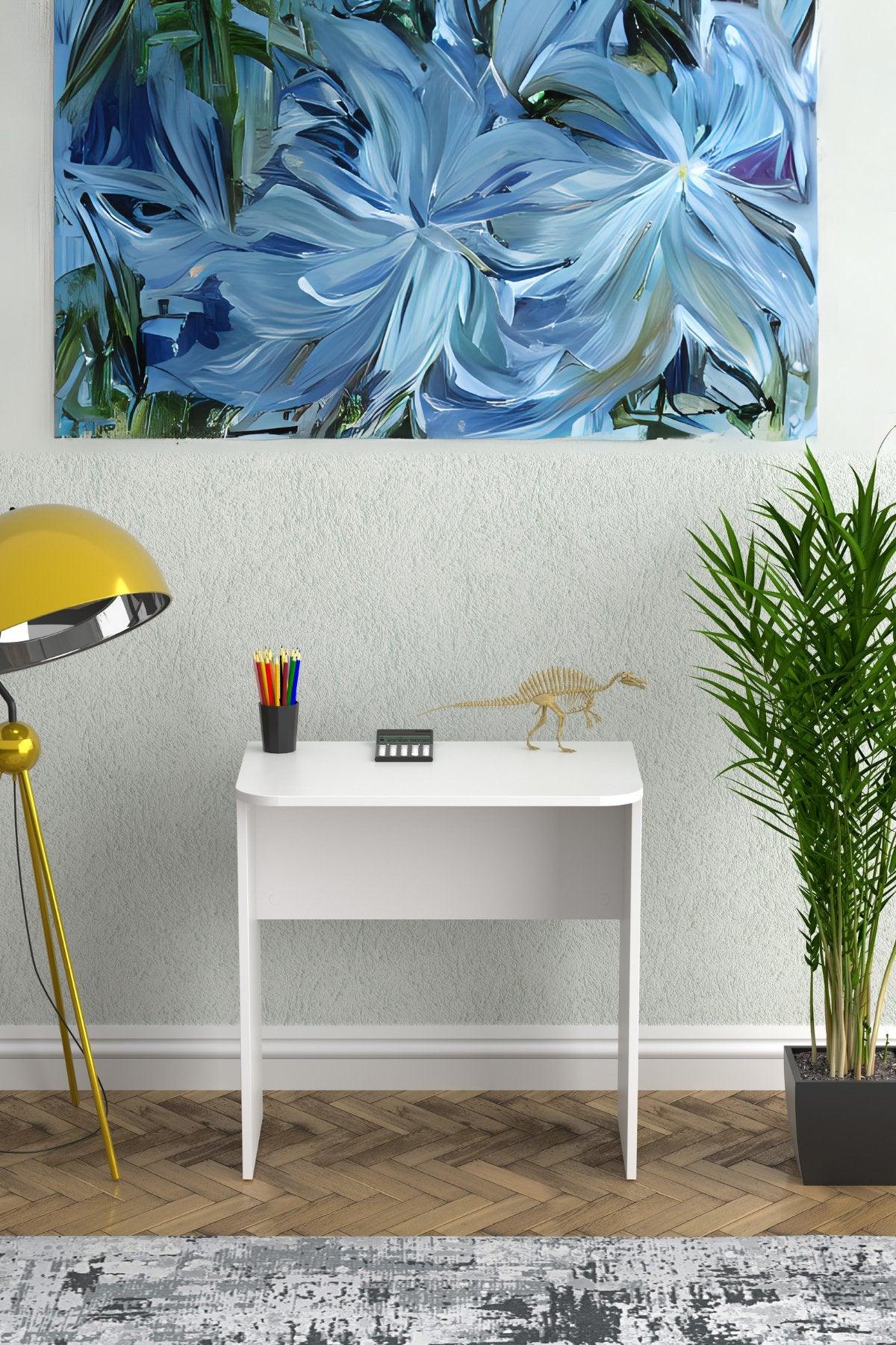 Deko Çalışma Masası Beyaz, Öğrenci Masası 72X45X73 - Online OfisÇalışma MasasıOnline Ofis®