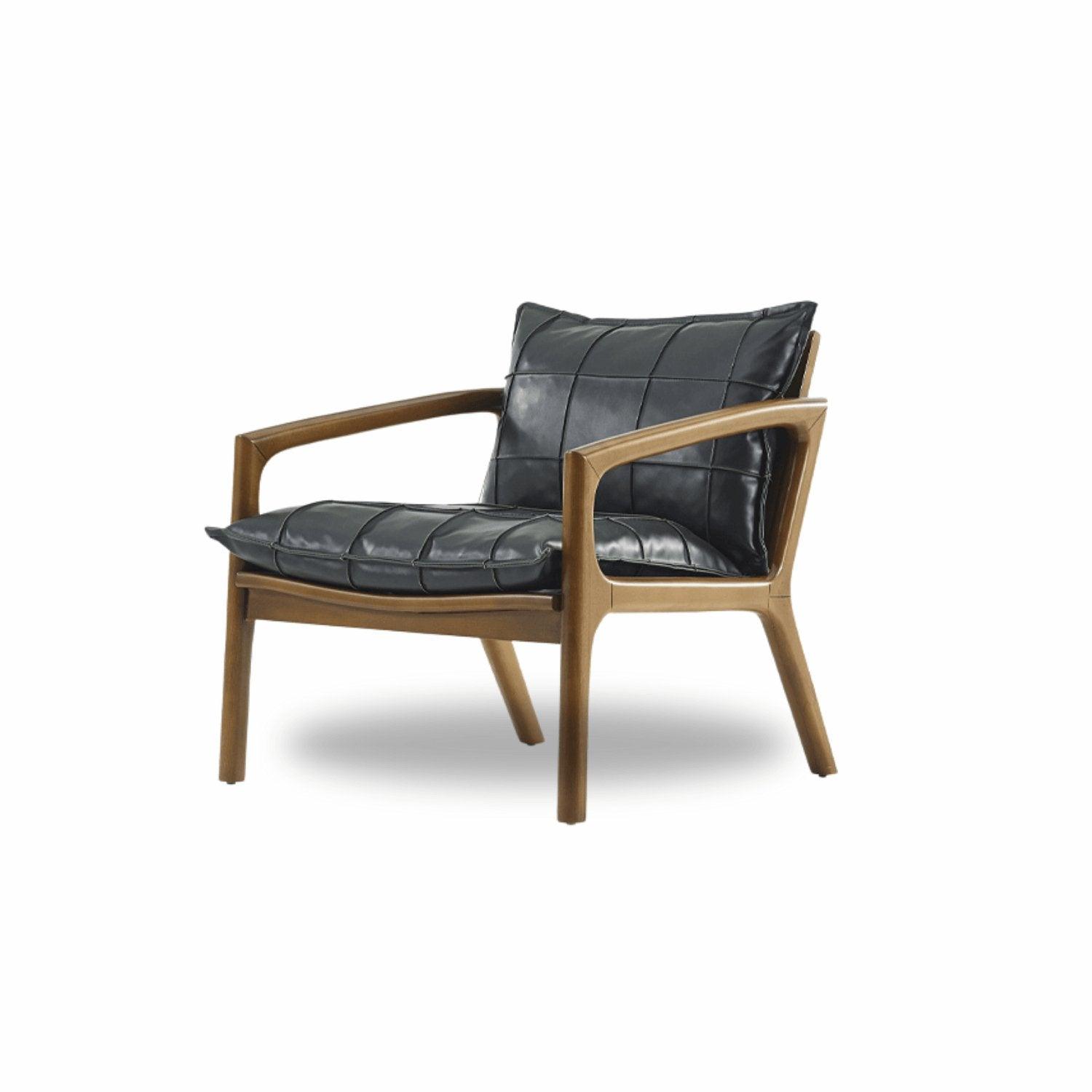 Timber Tekli Ahşap Berjer Masif Meşe - Online OfisTekli BerjerOnline Ofis®